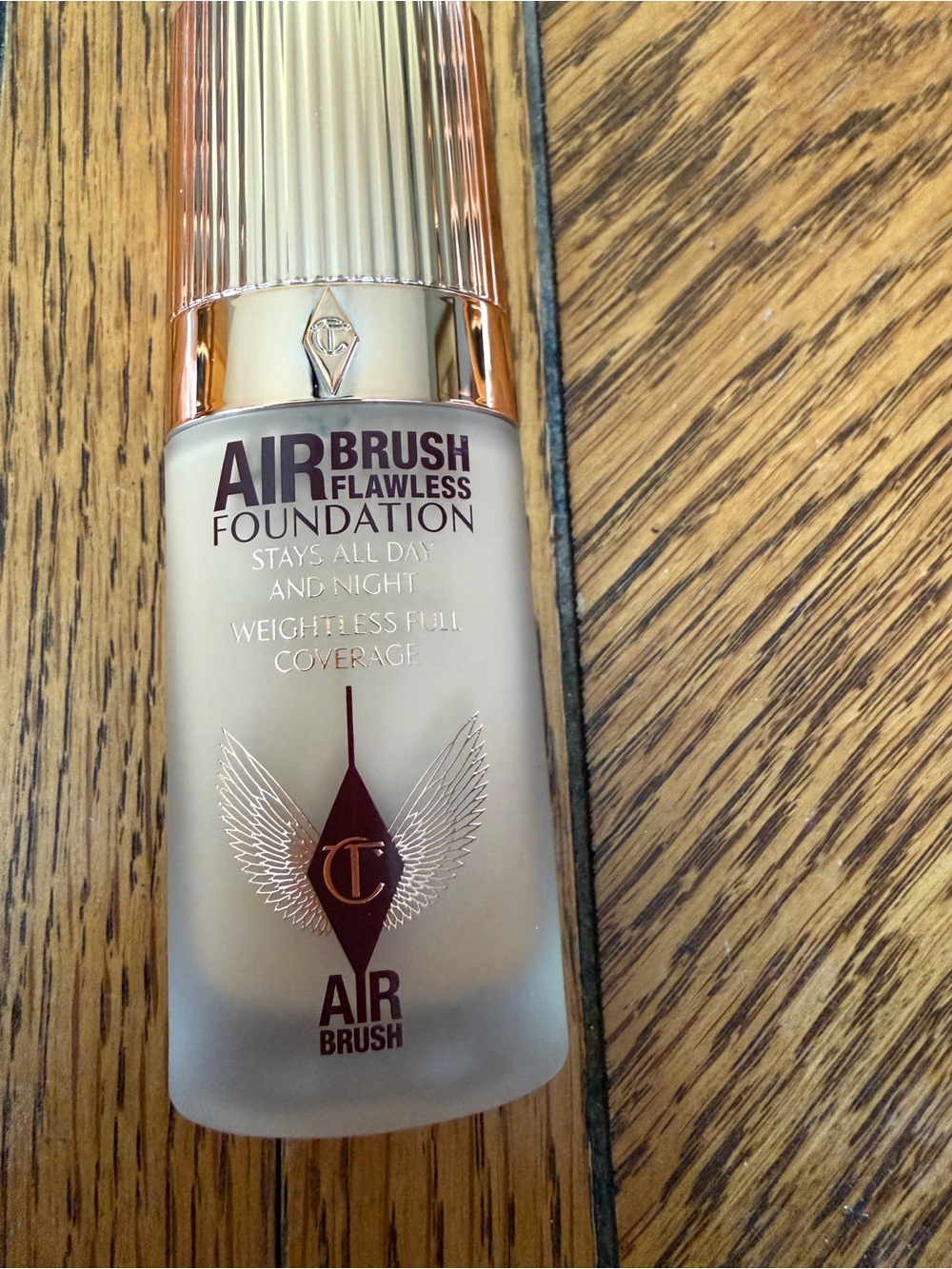 Charlotte Tilbury Airbrush Flawless Foundation with Rose Gold Cap